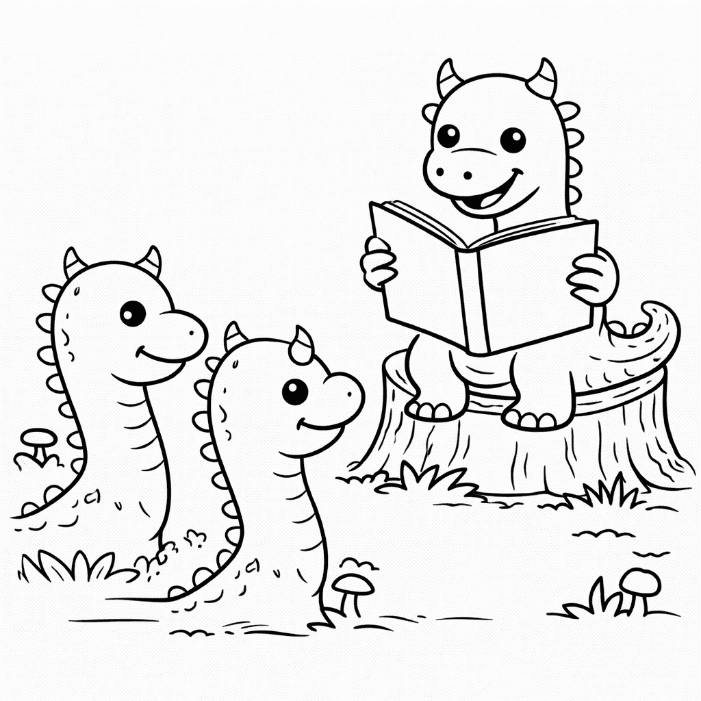 Hydra Liest Aus Einem Buch