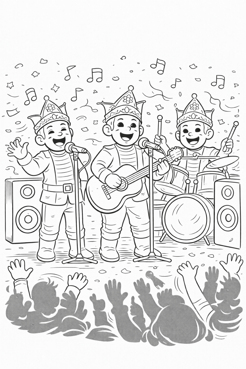 Kölsche Karnevalsbande Auf Der Bühne