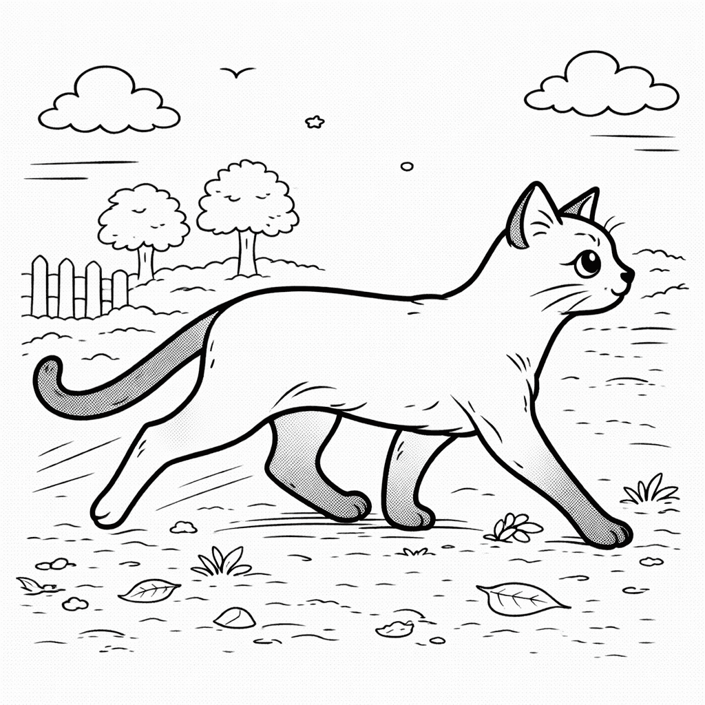 Katzen_abyssinische Katze Im Kräutergarten