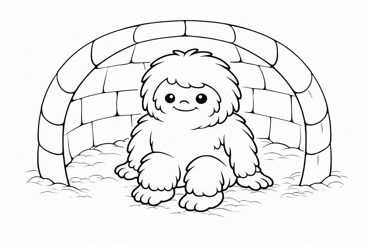 Yeti_yeti Im Igloo Zur Ruhe