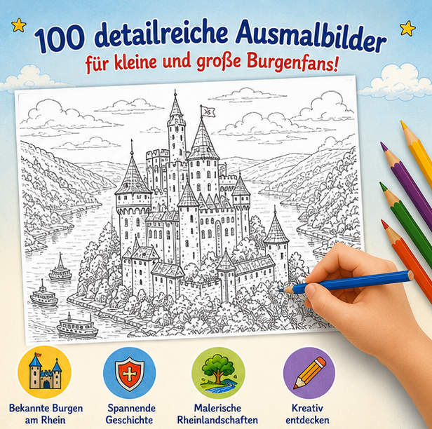 Promo-Grafik 2 für Die schönsten Burgen am Rhein
