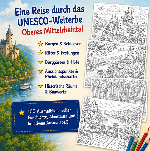 Promo-Grafik 3 für Die schönsten Burgen am Rhein