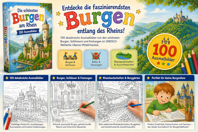 Große Promo-Grafik für Die schönsten Burgen am Rhein