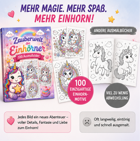 Promo-Grafik 3 für Zauberwelt der Einhörner